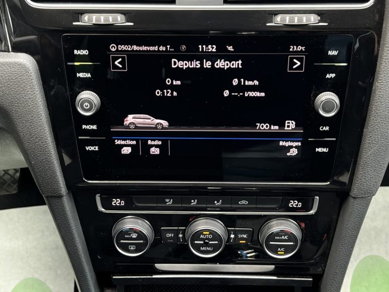 VOLKSWAGEN GOLF 7 VII PHASE 2 CARAT 2.0 TDI 150 Cv DSG7 ACC APPLE & ANDROID CAMERA - GARANTIE 1 AN