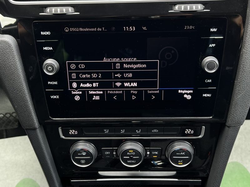 VOLKSWAGEN GOLF 7 VII PHASE 2 CARAT 2.0 TDI 150 Cv DSG7 ACC APPLE & ANDROID CAMERA - GARANTIE 1 AN