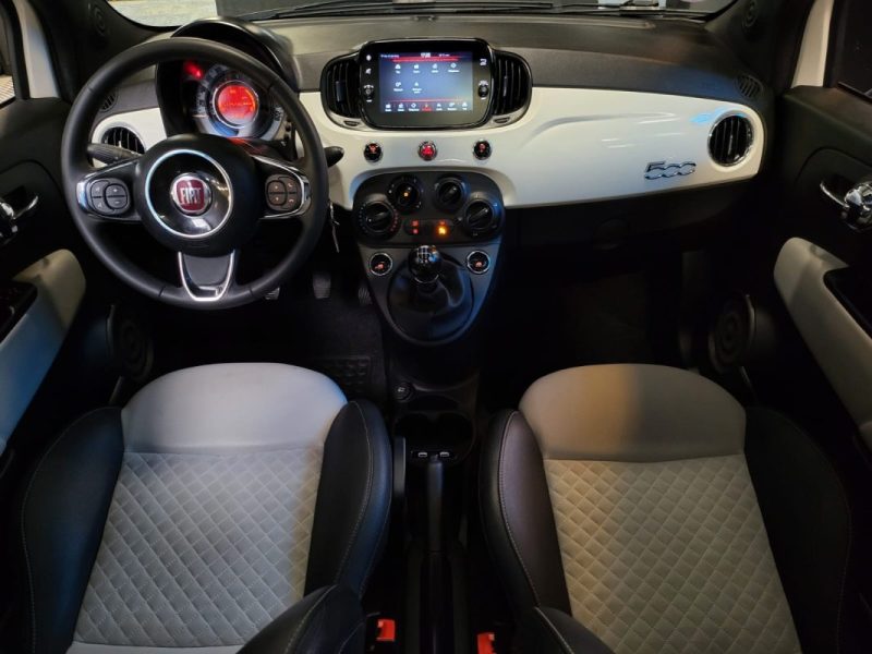 FIAT 500 1.0 70ch DolceVita / TOIT PANORAMIQUE + CUIR COMPLET + CARPLAY + PACK CITY