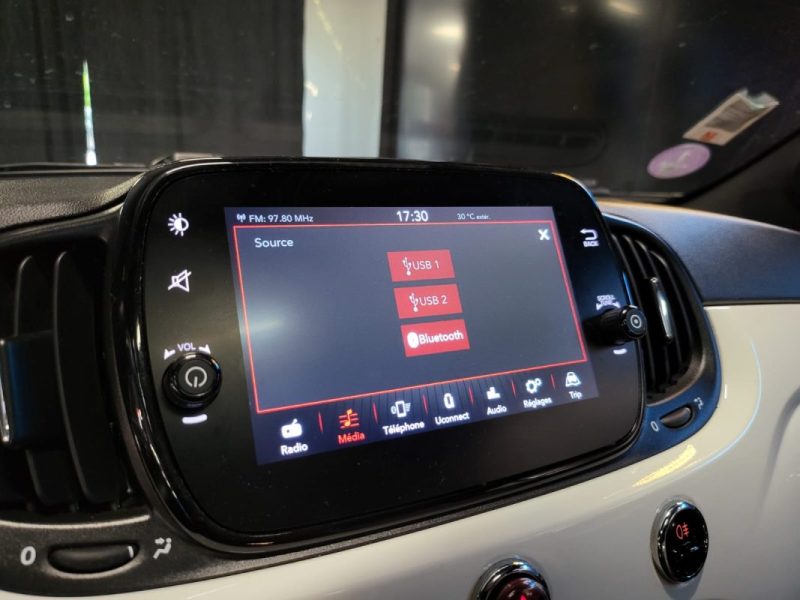 FIAT 500 1.0 70ch DolceVita / TOIT PANORAMIQUE + CUIR COMPLET + CARPLAY + PACK CITY