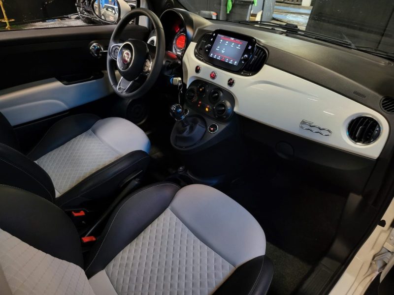 FIAT 500 1.0 70ch DolceVita / TOIT PANORAMIQUE + CUIR COMPLET + CARPLAY + PACK CITY