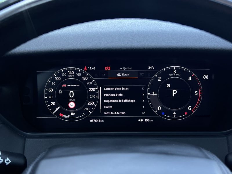 LAND ROVER RANGE ROVER VELAR - VENTE EN ETAT MOTEUR HS - D300 HSE R-DYNAMIC 3.0 SDV6 300 Cv 4WD FULL