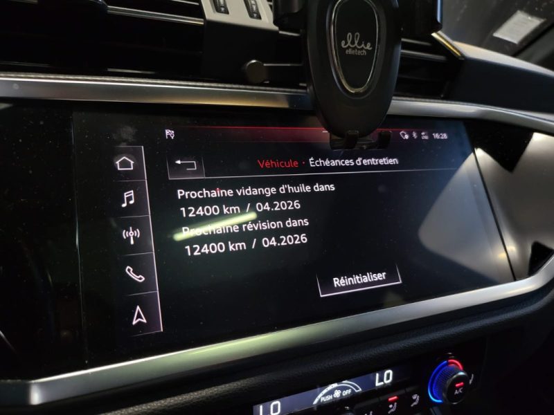 AUDI Q3 35 TDI 150ch S LINE / TOIT OUVRANT / SIEGES CHAUFFANTS / ECLAIRAGE D'AMBIANCE / SUIVI AUDI