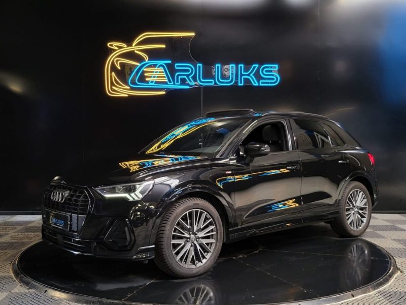 AUDI Q3 35 TDI 150ch S LINE / TOIT OUVRANT / SIEGES CHAUFFANTS / ECLAIRAGE D'AMBIANCE / SUIVI AUDI
