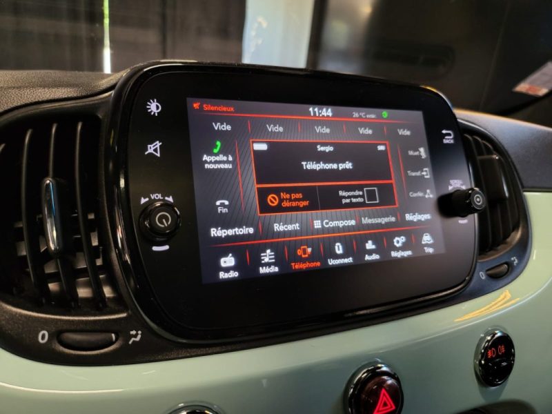 FIAT 500 1.0 70CH LOUNGE APPLE CARPLAY / TOIT PANORAMIQUE / 1ER MAIN / ENTRETIEN FIAT 