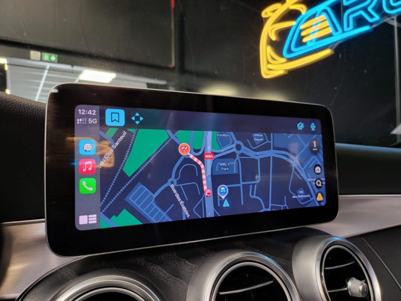 MERCEDES CLASSE C CABRIOLET 220d 194ch AMG Line / GARANTIE MERCEDES / CAMERA 360 / MULTIBEAM LED