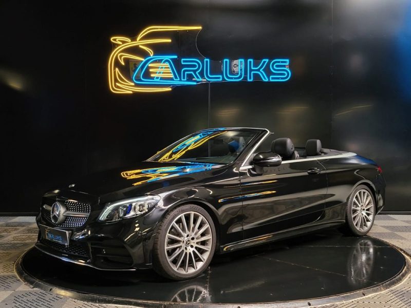 MERCEDES CLASSE C CABRIOLET 220d 194ch AMG Line / GARANTIE MERCEDES / CAMERA 360 / MULTIBEAM LED