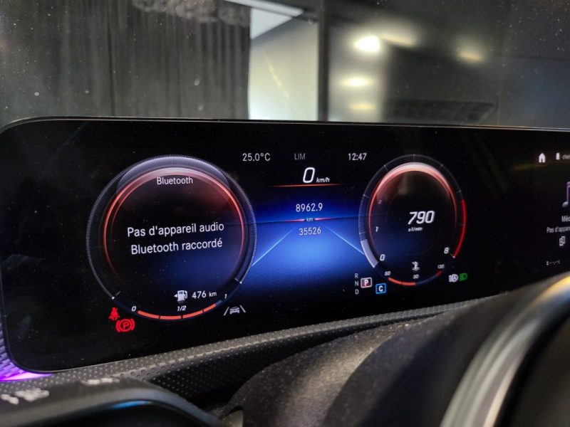 MERCEDES CLASSE A 180 136ch PROGRESSIVE LINE / TOIT OUVRANT + LUMIERE D'AMBIANCE + SIEGES CHAUFFANTS