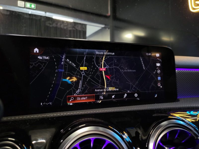 MERCEDES CLASSE A 180 136ch PROGRESSIVE LINE / TOIT OUVRANT + LUMIERE D'AMBIANCE + SIEGES CHAUFFANTS