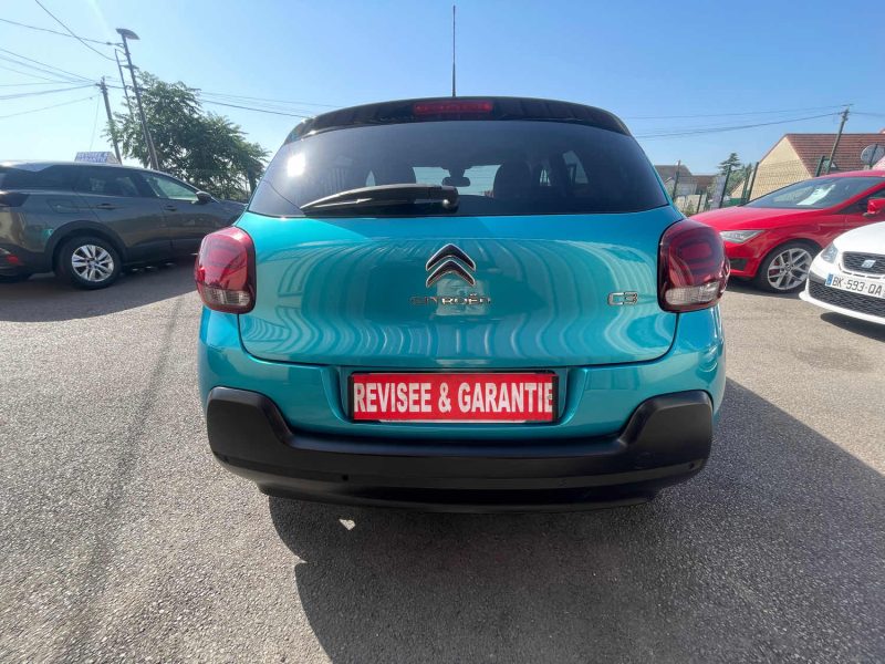 CITROEN C3 BOITE AUTOMATIQUE 1.2I 110CV S&S Shine EAT6 2022