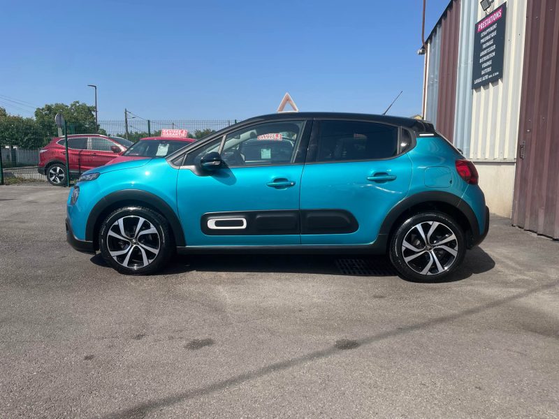CITROEN C3 BOITE AUTOMATIQUE 1.2I 110CV S&S Shine EAT6 2022
