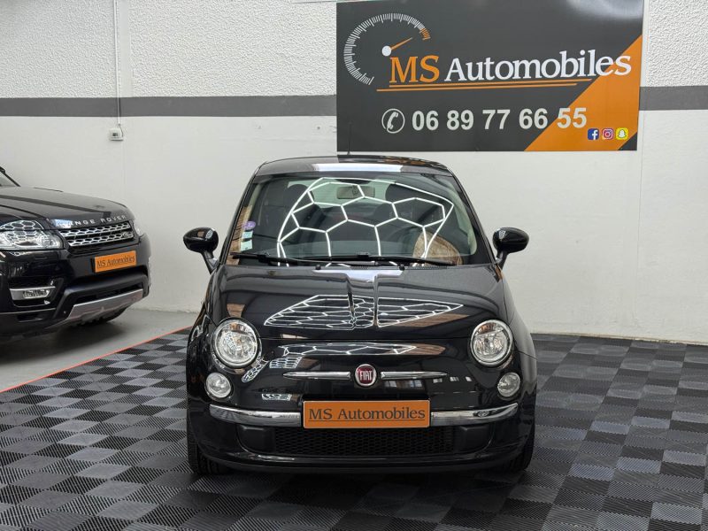 FIAT 500 SEULEMENT 60000KMS 1.2 69ch LOUNGE 1ERE MAIN, HISTORIQUE COMPLET, SUPER ETAT
