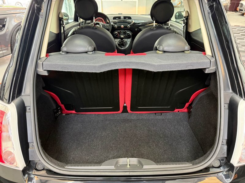 FIAT 500 SEULEMENT 60000KMS 1.2 69ch LOUNGE 1ERE MAIN, HISTORIQUE COMPLET, SUPER ETAT