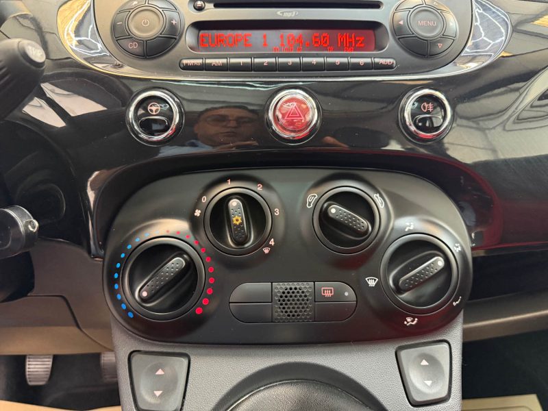FIAT 500 SEULEMENT 60000KMS 1.2 69ch LOUNGE 1ERE MAIN, HISTORIQUE COMPLET, SUPER ETAT