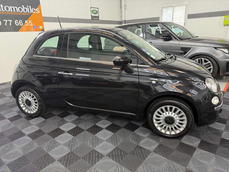 FIAT 500 SEULEMENT 60000KMS 1.2 69ch LOUNGE 1ERE MAIN, HISTORIQUE COMPLET, SUPER ETAT