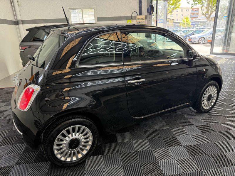 FIAT 500 SEULEMENT 60000KMS 1.2 69ch LOUNGE 1ERE MAIN, HISTORIQUE COMPLET, SUPER ETAT