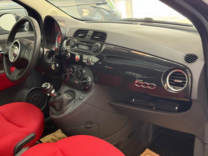 FIAT 500 SEULEMENT 60000KMS 1.2 69ch LOUNGE 1ERE MAIN, HISTORIQUE COMPLET, SUPER ETAT