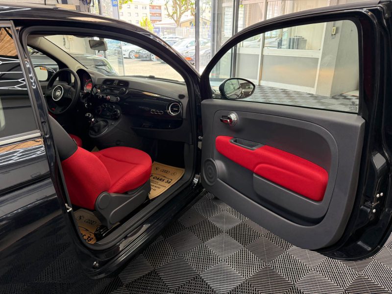 FIAT 500 SEULEMENT 60000KMS 1.2 69ch LOUNGE 1ERE MAIN, HISTORIQUE COMPLET, SUPER ETAT