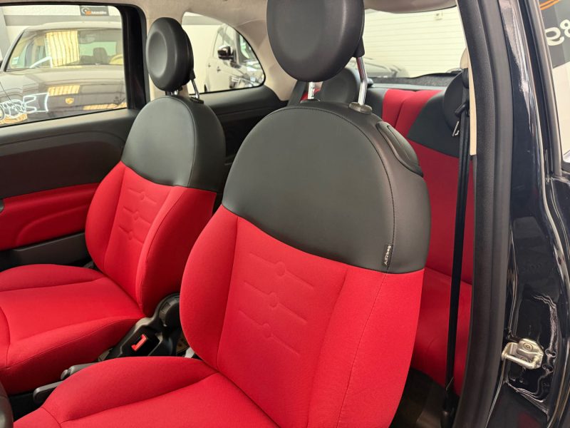 FIAT 500 SEULEMENT 60000KMS 1.2 69ch LOUNGE 1ERE MAIN, HISTORIQUE COMPLET, SUPER ETAT