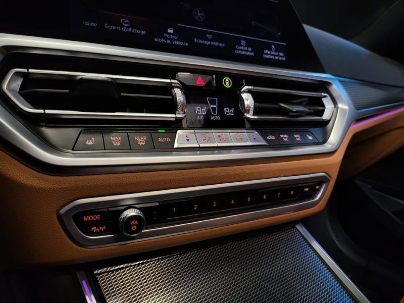BMW SERIE 3 330E 292ch M-SPORT X DRIVE G20 / TOIT OUVRANT + CAMERA 360° + CUIR COMPLET + TETE HAUTE 
