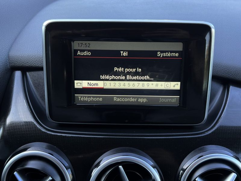 MERCEDES CLASSE B II 180 1.6 122 Cv BOITE AUTOMATIQUE BVA7 / CAMERA RECUL CRIT AIR 1 - GARANTIE 1 AN