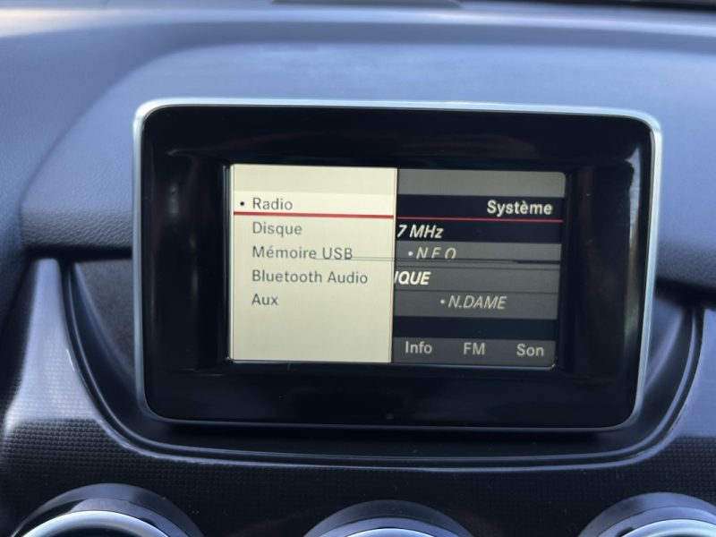 MERCEDES CLASSE B II 180 1.6 122 Cv BOITE AUTOMATIQUE BVA7 / CAMERA RECUL CRIT AIR 1 - GARANTIE 1 AN