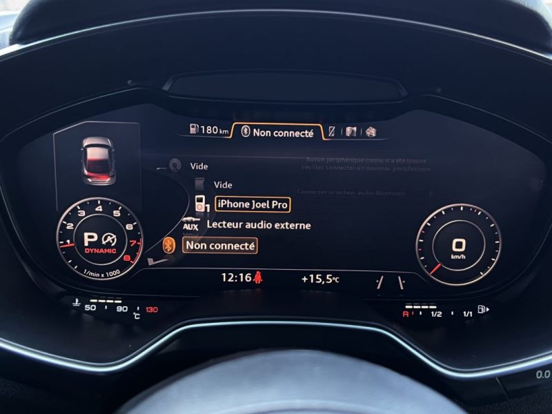 AUDI TT III COUPE MK3 S-Line 2.0 TFSI 230 BOITE AUTO VIRTUAL COCKPIT INTERIEUR CUIR - Garantie 1 an