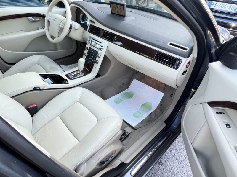 VOLVO S80 II D5 2.4 205 Cv BOITE AUTO CUIR GPS ORIGINE FRANCE CRIT AIR 2 62 900 Kms - GARANTIE 1 AN