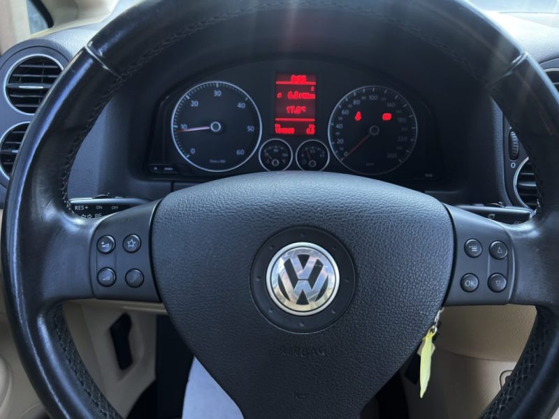 VOLKSWAGEN GOLF 5 V PLUS CARAT 2.0 TDI 136 Cv INTERIEUR CUIR REGULATEUR BLUETOOTH - GARANTIE 1 AN