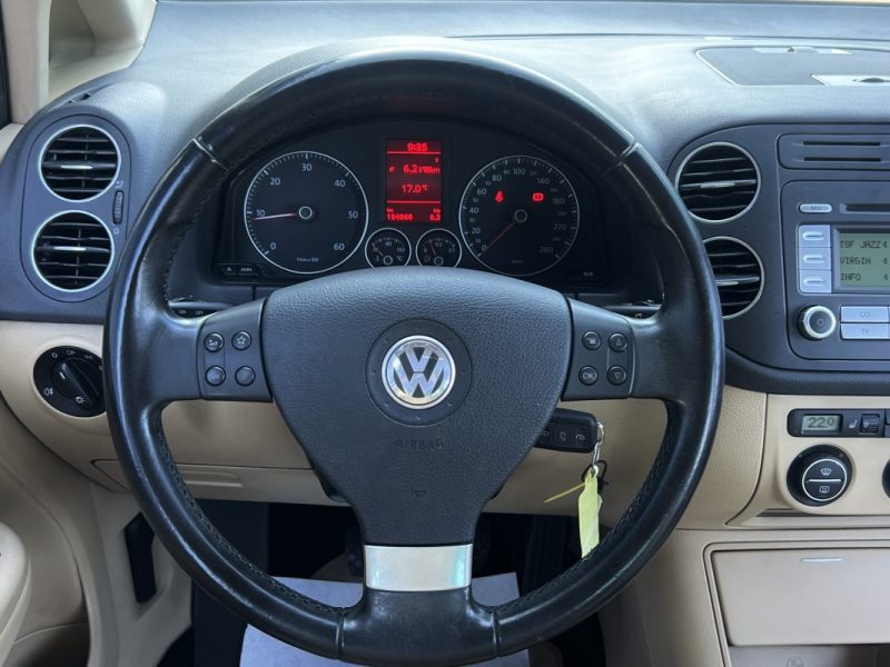 VOLKSWAGEN GOLF 5 V PLUS CARAT 2.0 TDI 136 Cv INTERIEUR CUIR REGULATEUR BLUETOOTH - GARANTIE 1 AN
