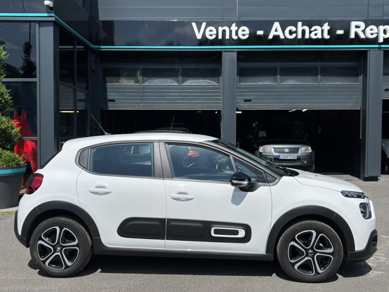 CITROEN C3 III PHASE 2 FINITION PLUS 1.2 110 Cv APPLE CARPLAY & ANDROID 11 200 Kms - GARANTIE 1 AN