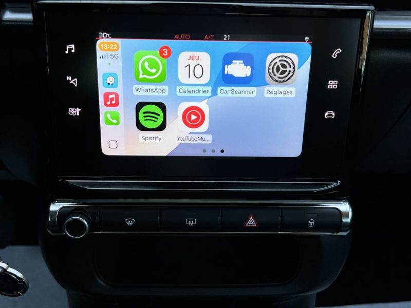 CITROEN C3 III PHASE 2 FINITION PLUS 1.2 110 Cv APPLE CARPLAY & ANDROID 11 200 Kms - GARANTIE 1 AN