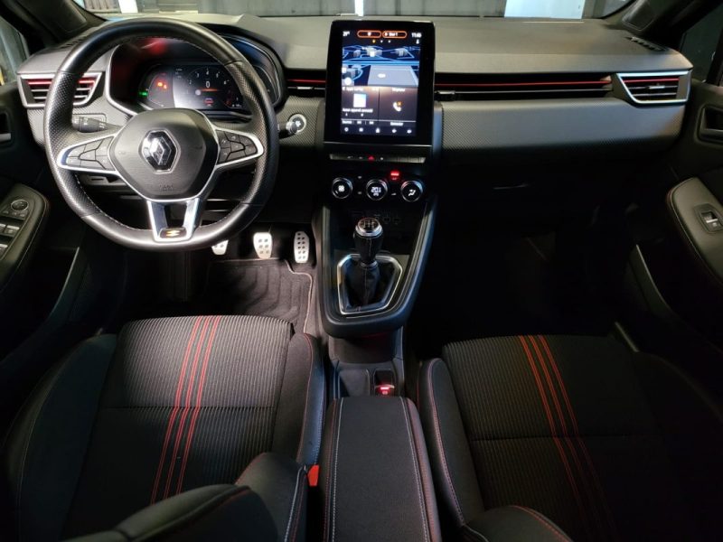 RENAULT CLIO V 1.0 TCe 100ch RS LINE / SUIVI RENAULT + CAMERA DE RECUL + GRAND ECRAN + LUMIERES D'AM