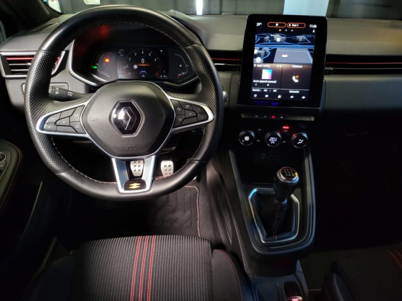 RENAULT CLIO V 1.0 TCe 100ch RS LINE / SUIVI RENAULT + CAMERA DE RECUL + GRAND ECRAN + LUMIERES D'AM