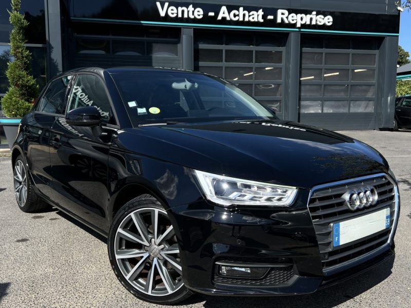 AUDI A1 PHASE 2 SPORTBACK S-LINE ULTRA 1.4 TDI 90 Cv BOITE AUTO GPS FEUX LEDS 5 Pts  - GARANTIE 1 AN