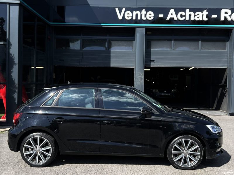 AUDI A1 PHASE 2 SPORTBACK S-LINE ULTRA 1.4 TDI 90 Cv BOITE AUTO GPS FEUX LEDS 5 Pts  - GARANTIE 1 AN