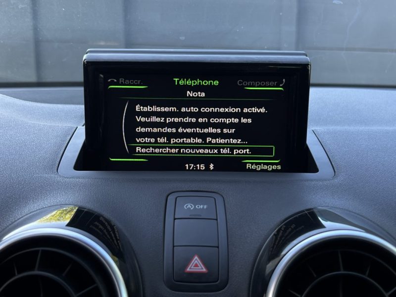 AUDI A1 PHASE 2 SPORTBACK S-LINE ULTRA 1.4 TDI 90 Cv BOITE AUTO GPS FEUX LEDS 5 Pts  - GARANTIE 1 AN