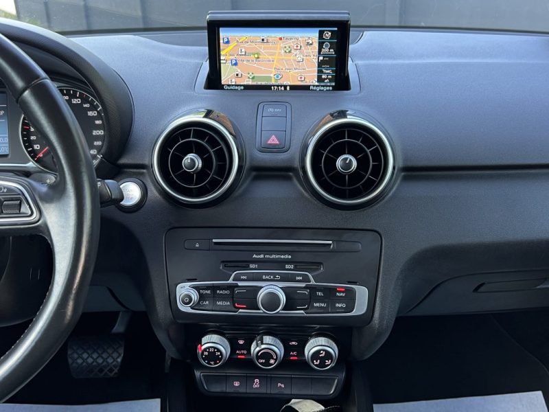 AUDI A1 PHASE 2 SPORTBACK S-LINE ULTRA 1.4 TDI 90 Cv BOITE AUTO GPS FEUX LEDS 5 Pts  - GARANTIE 1 AN