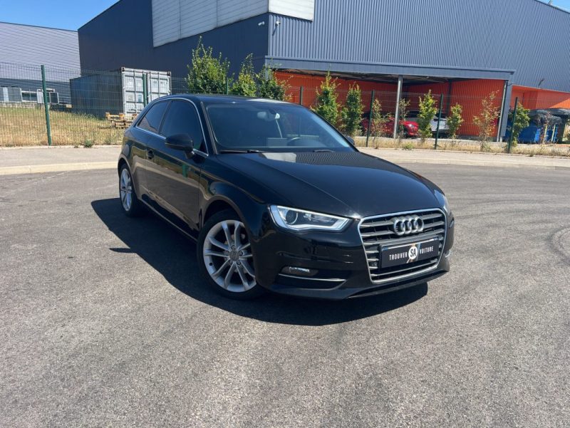 AUDI A3 2.0 L TDI 150 ch, Cuir, Full Led, Boîte auto, Distribution à jour
