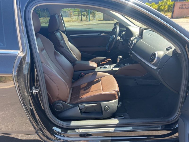 AUDI A3 2.0 L TDI 150 ch, Cuir, Full Led, Boîte auto, Distribution à jour