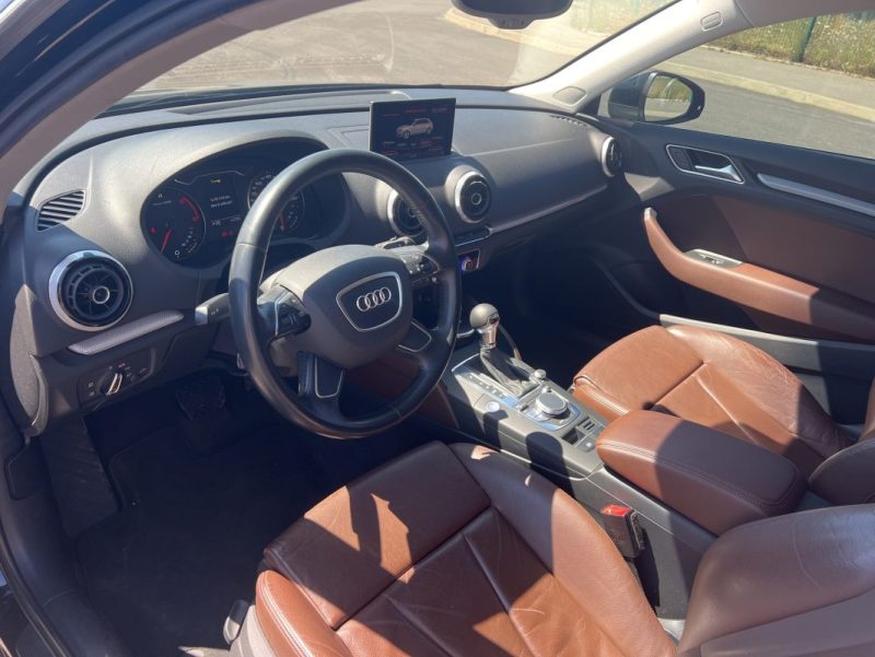 AUDI A3 2.0 L TDI 150 ch, Cuir, Full Led, Boîte auto, Distribution à jour
