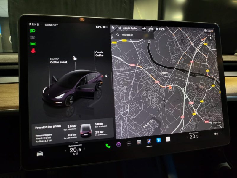 TESLA MODEL 3 275cv Standard Plus AUTOPILOT + SIEGES ELECTRIQUE CHAUFFANTS AV/AR + CAMERA 360° + VOL