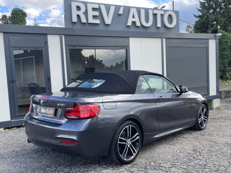 BMW Série 2 Cabriolet - 218iA 136ch M Sport Boite auto / CarPlay / Volant, sièges chauffants, élect 