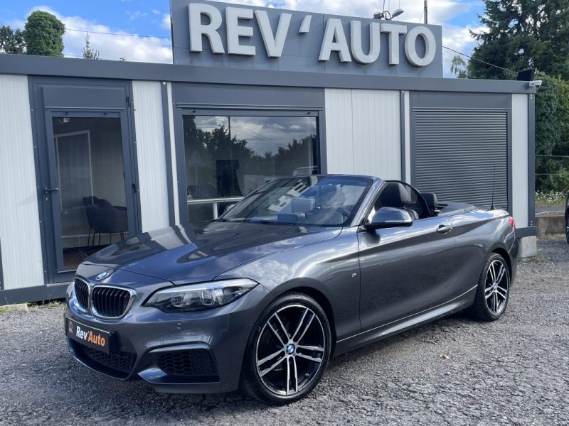 BMW Série 2 Cabriolet - 218iA 136ch M Sport Boite auto / CarPlay / Volant, sièges chauffants, élect 