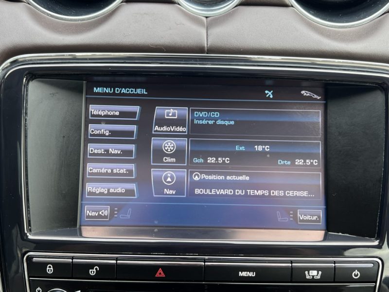 JAGUAR XJ 351 II LUXE 3.0 V6 275 Cv INTERIEUR CUIR / TOIT OUVRANT GPS TACTILE CAMERA - GARANTIE 1 AN