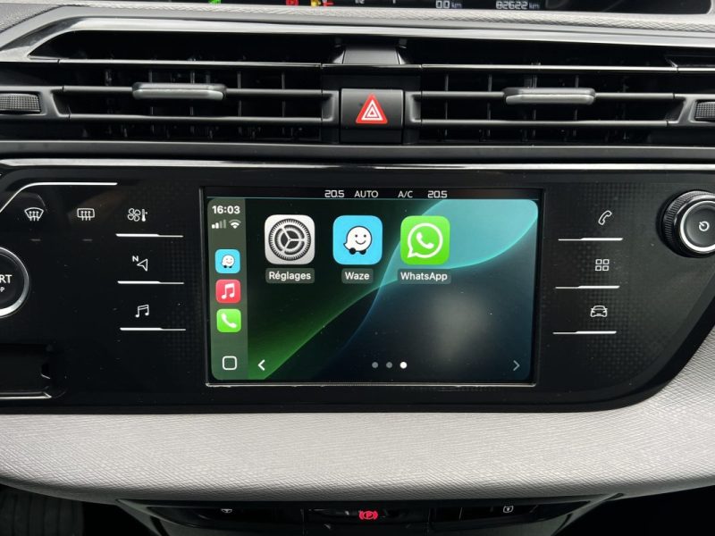 CITROEN C4 SPACETOURER II PHASE 2 1.6 HDI 120 BOITE AUTOMATIQUE / APPLE & ANDROID  - GARANTIE 1 AN