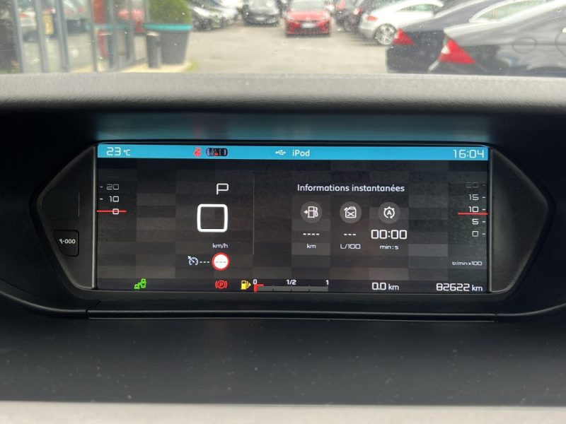 CITROEN C4 SPACETOURER II PHASE 2 1.6 HDI 120 BOITE AUTOMATIQUE / APPLE & ANDROID  - GARANTIE 1 AN