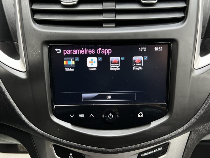 CHEVROLET TRAX LT+ 1.4 TURBO 140 Cv 4x4 4WD / ECRAN TACTILE CAMERA RECUL CRIT AIR 1  - GARANTIE 1 AN