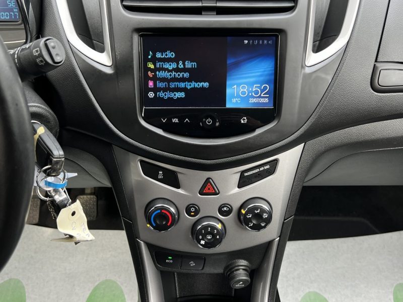 CHEVROLET TRAX LT+ 1.4 TURBO 140 Cv 4x4 4WD / ECRAN TACTILE CAMERA RECUL CRIT AIR 1  - GARANTIE 1 AN
