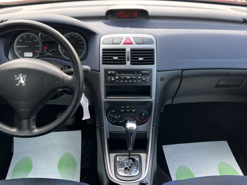 PEUGEOT 307 1.6 i 110 Cv BOITE AUTOMATIQUE / 24 500 Kms CLIMATISATION - GARANTIE 1 AN